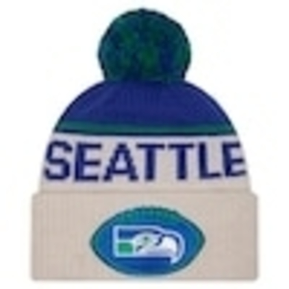 Seattle Pom Beanie with Team Patch